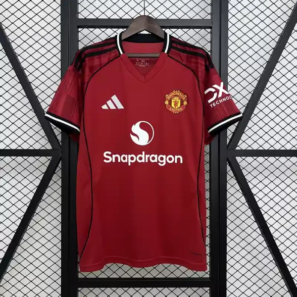 2025/2026 Manchester United Home Football Shirt For Fan Edition