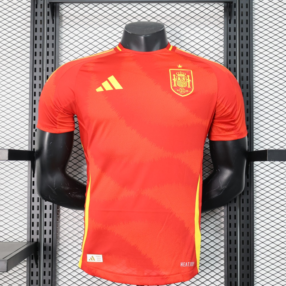 2024 Spain Home Football Shirt（ Player version ）