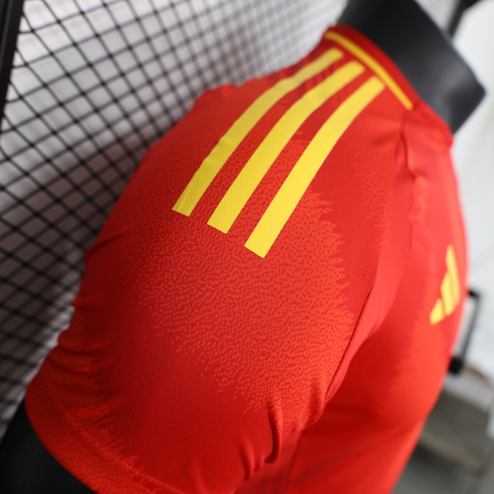 2024 Spain Home Football Shirt（ Player version ）