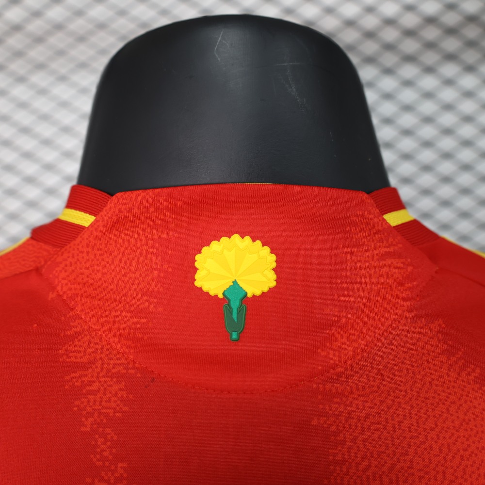 2024 Spain Home Football Shirt（ Player version ）