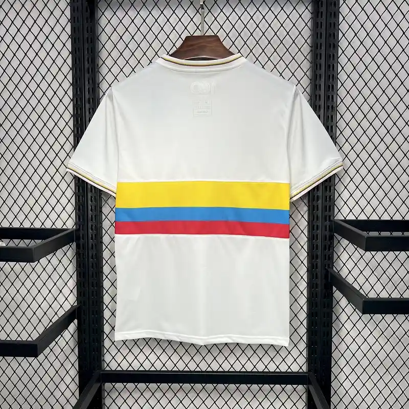 2024 Colombia 100th White Soccer Jersey（ Fans Edition ）