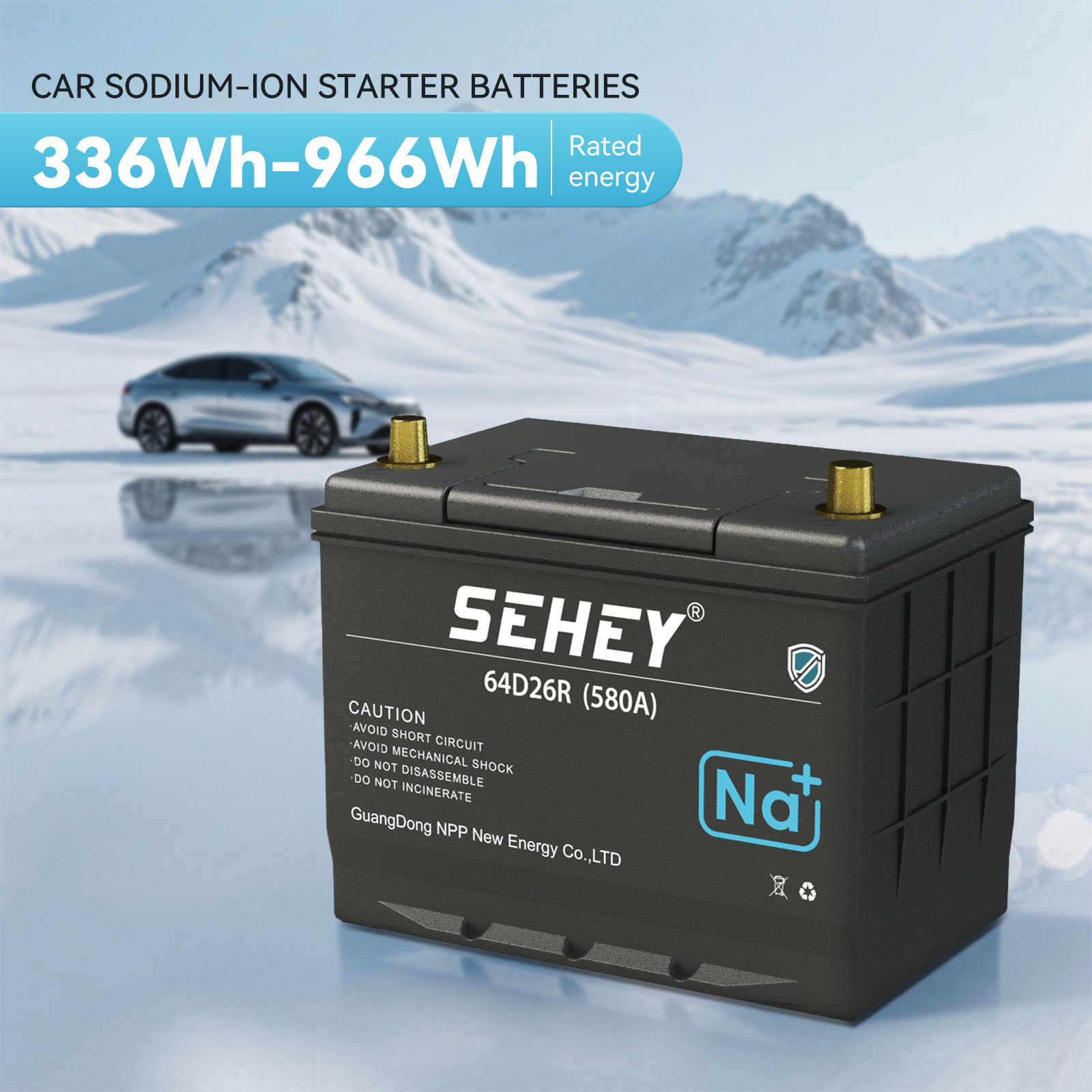 12v Sodium-ion Batteries High Discharge Sodium Ion Car Battery for Car Starter