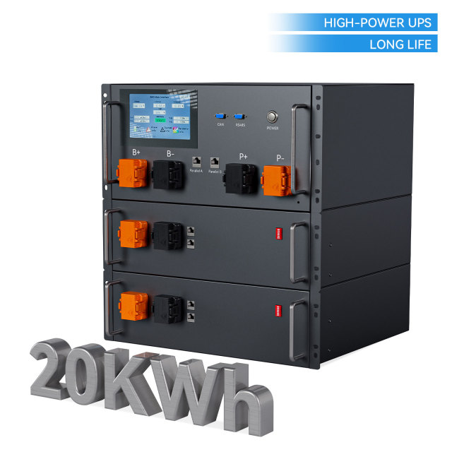 15kwh 51.2V 48V Rack Mounted Battery Solar System Energy Storage CAN ...