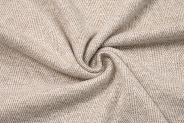 Cashmere - Like Fabric # 923 Wool Herringbone Fabric