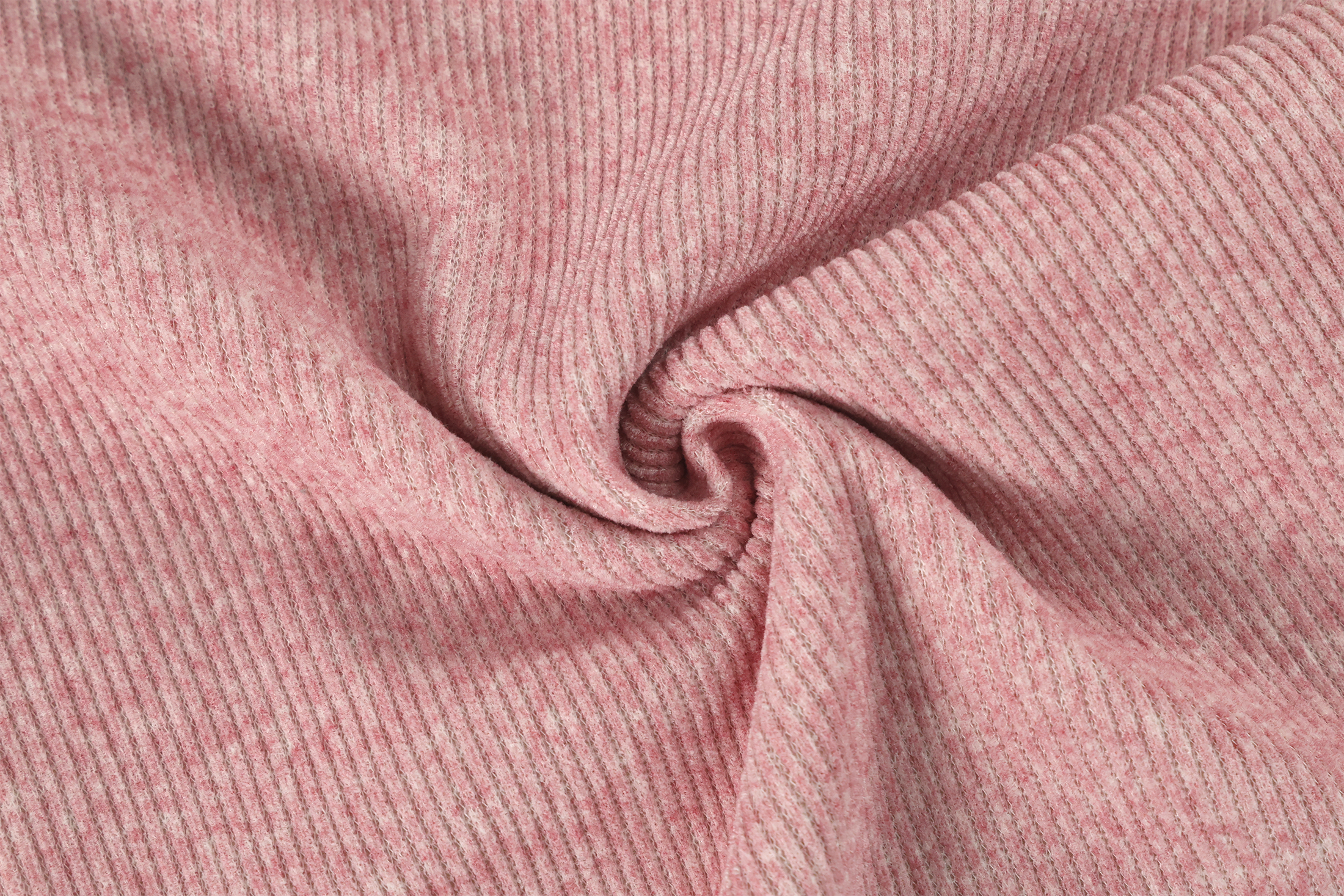 Cashmere - Like Fabric # 990 Berry Fleece Fine Stripe
