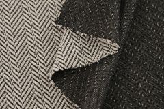 Silver Metallic Chenille-9931 Herringbone grid