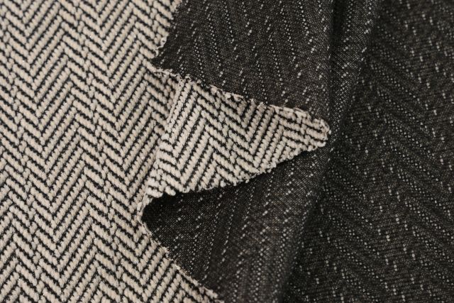 Silver Metallic Chenille-9931 Herringbone grid
