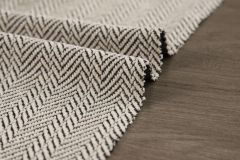 Silver Metallic Chenille-9931 Herringbone grid