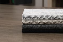 Silver Metallic Chenille-9931 Herringbone grid