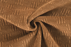 European cotton velvet jacquard fabric  # 24005 Double C