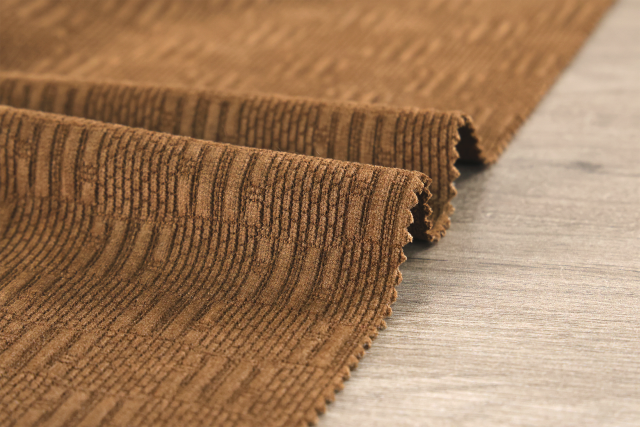 European cotton velvet jacquard fabric  # 24005 Double C