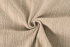 European cotton velvet jacquard fabric  # 25005