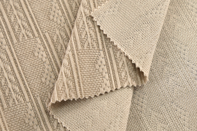 European cotton velvet jacquard fabric  # 25005