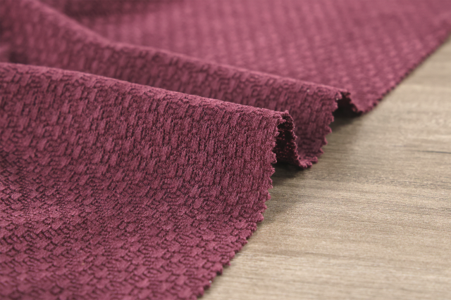 European cotton velvet jacquard fabric # 25011