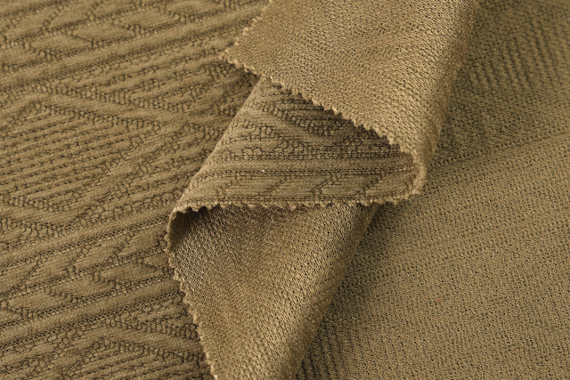 European cotton velvet jacquard fabric # 25014