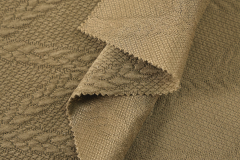 European cotton velvet jacquard fabric # 25019