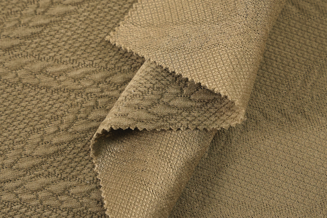 European cotton velvet jacquard fabric # 25019