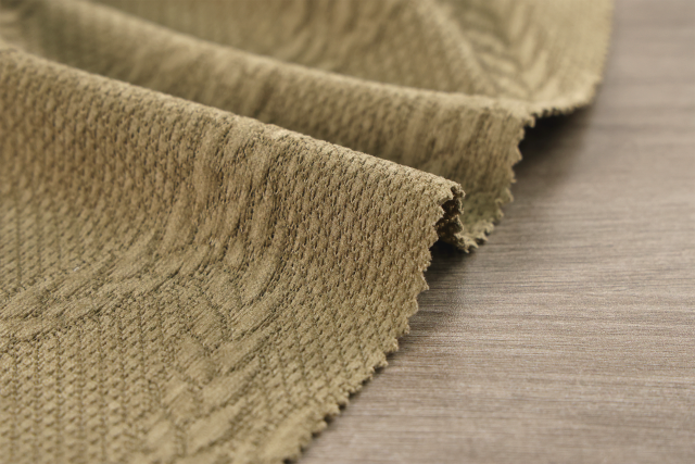 European cotton velvet jacquard fabric # 25019