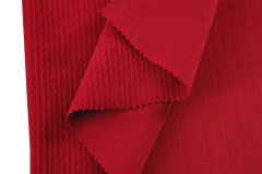 European cotton velvet jacquard fabric # FR078 Riviera Stripe