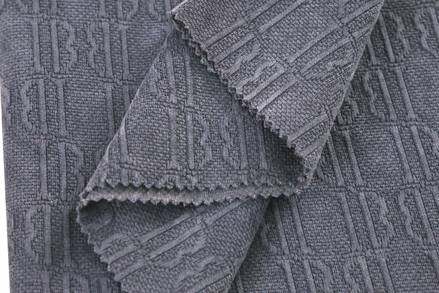 European cotton velvet jacquard fabric # IB Letter 24002