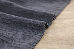 European cotton velvet jacquard fabric # IB Letter 24002