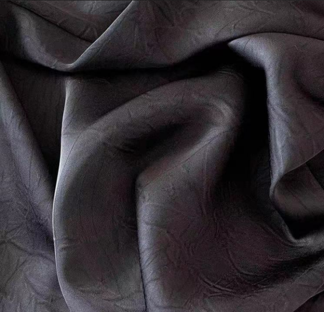 Acetate-Like Fabric--Crinkled fabric