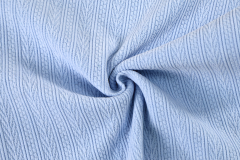 European cotton velvet jacquard fabric # Q289 Wheat Stripe Pattern