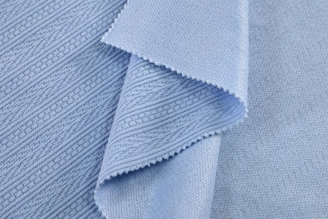 European cotton velvet jacquard fabric # Q289 Wheat Stripe Pattern