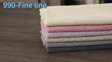 Cashmere - Like Fabric # 990 Berry Fleece Fine Stripe