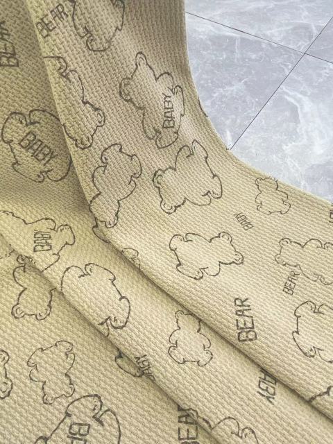 European Flannel Printed Fabric for cold weather - Bear Print