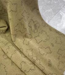 European Flannel Printed Fabric for cold weather - Bear Print