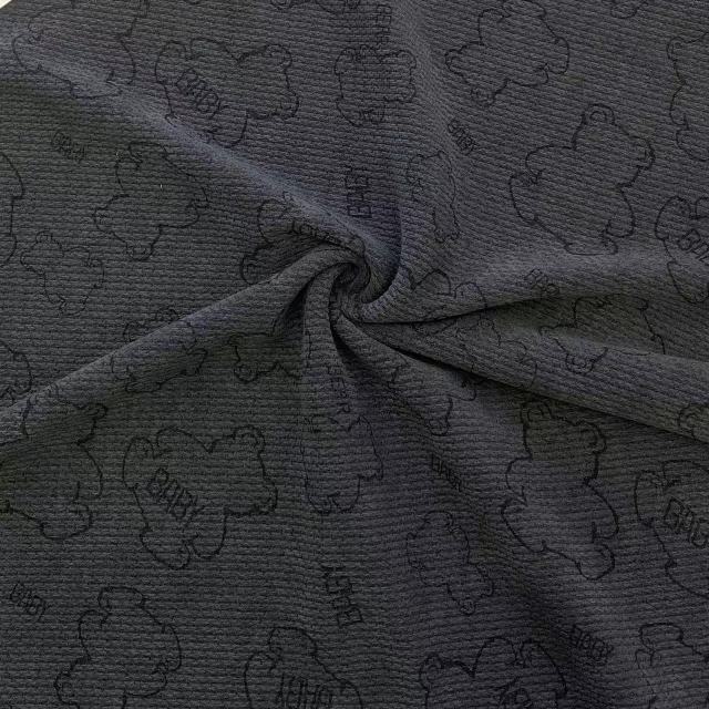 European Flannel Printed Fabric for cold weather - Bear Print