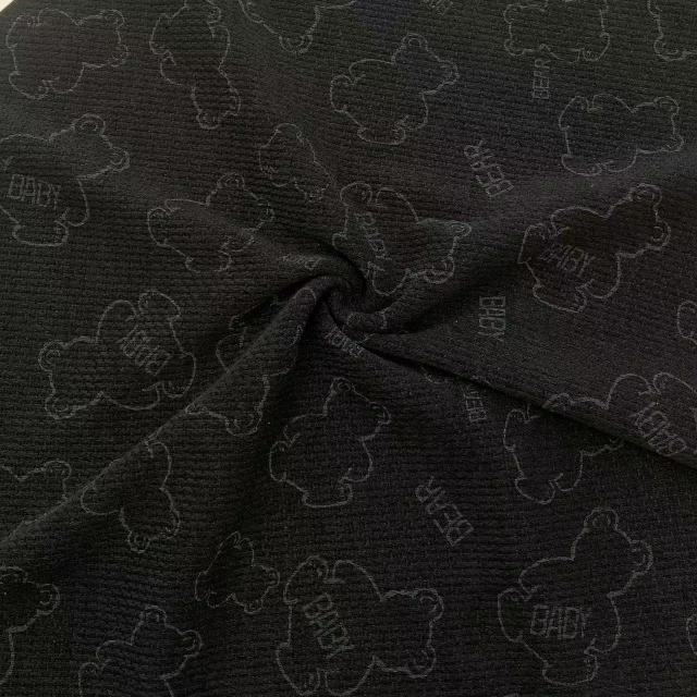 European Flannel Printed Fabric for cold weather - Bear Print