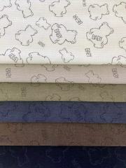 European Flannel Printed Fabric for cold weather - Bear Print
