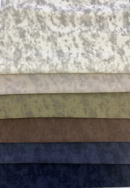 Printed European Cotton Fleece Fabric For Clothes