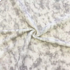 Printed European Cotton Fleece Fabric For Clothes