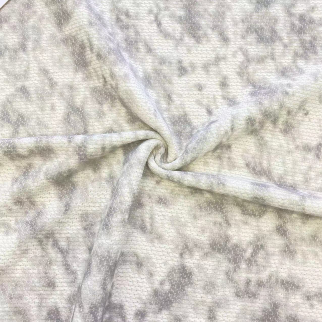 Printed European Cotton Fleece Fabric For Clothes