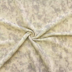 Printed European Cotton Fleece Fabric For Clothes