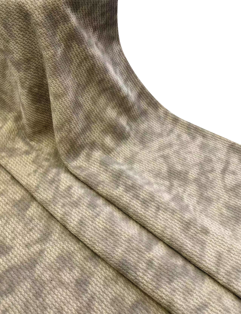 Printed European Cotton Fleece Fabric For Clothes