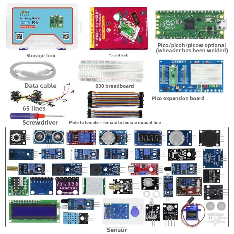 Raspberry Pi Pico Development Board MCU C++/Python Programming Entry Controller