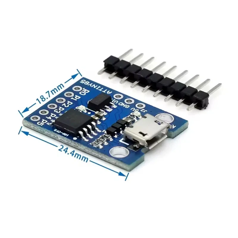 ATtiny ATtiny85 Digispark Kickstarter Micro/TYPE-C USB Development Board Module IIC I2C TWI SPI Low Power Microcontroller
