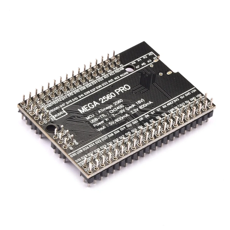 MEGA 2560 PRO incrustar CH340G/ATMEGA2560-16AU Chip con Pinheaders Compatible con Mega2560 USB expansion module