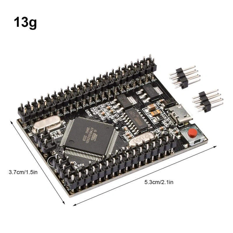 MEGA 2560 PRO incrustar CH340G/ATMEGA2560-16AU Chip con Pinheaders Compatible con Mega2560 USB expansion module
