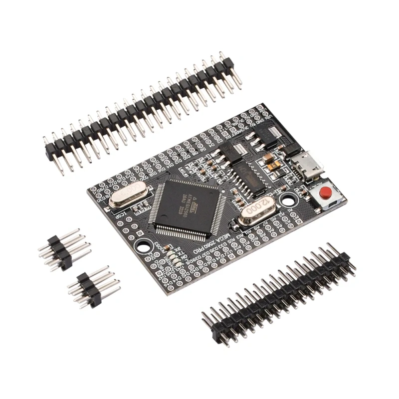 MEGA 2560 PRO incrustar CH340G/ATMEGA2560-16AU Chip con Pinheaders Compatible con Mega2560 USB expansion module