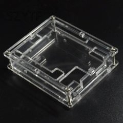 Black ABS Plastic Case Shell Transparent Box for Arduino UNO R3