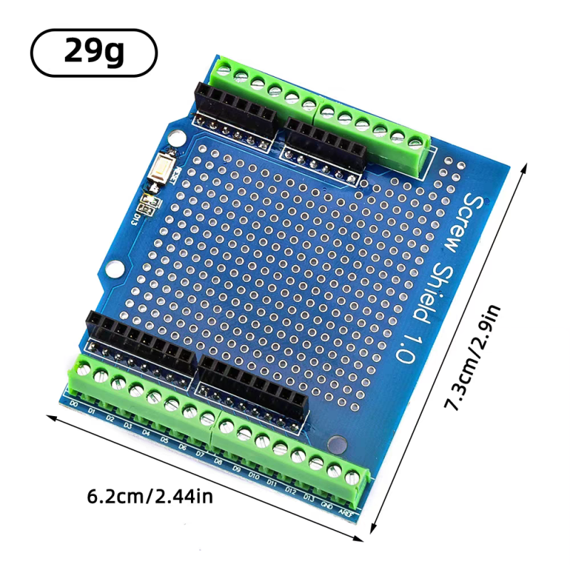 Proto Screw Shield V1.0 Assembled Terminal Prototype Expansion Board