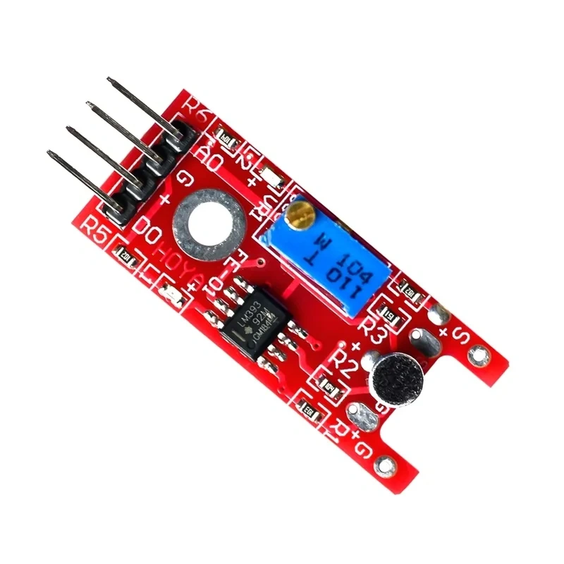 Small Dynamic Microphone Module eleproshop.com| Microphone Amplifier Module Sound Module MIC Microphone ...