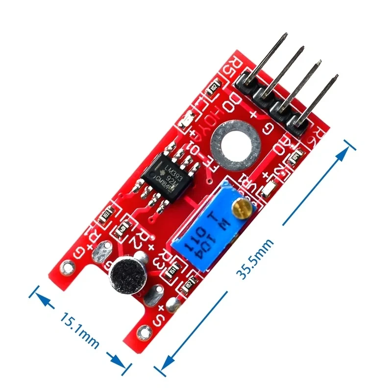 Microphone Module Powerful eleproshop.com| Microphone Amplifier Module Sound Module MIC Microphone ...