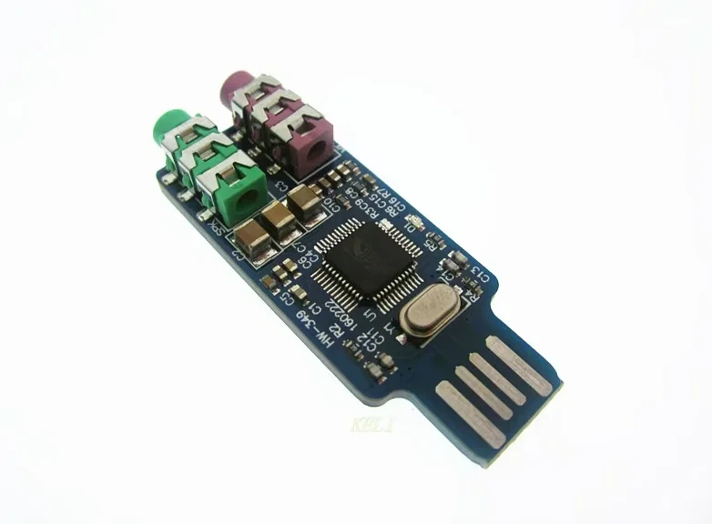 1PCS MINI CM108 USB Drive Free Laptop Computer External Sound Card Module