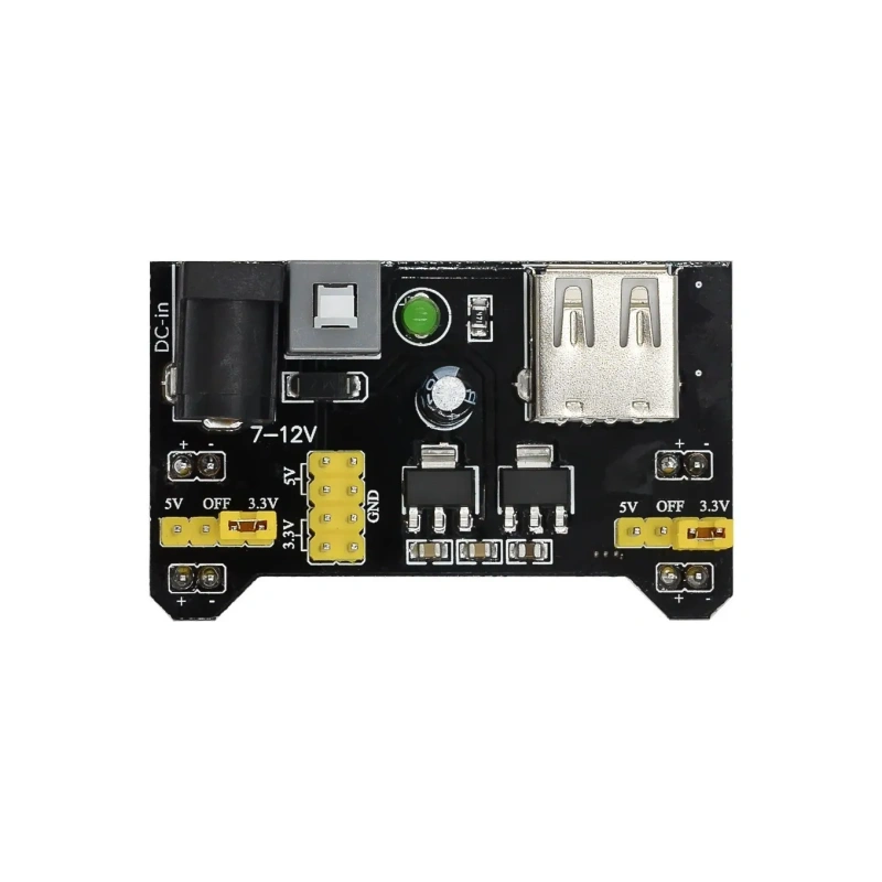 mb-102 Breadboard Power Supply Module /mb102 white Breadboard Dedicated Power Module 2-way 3.3V 5V MB-102 Solderless Bread Board